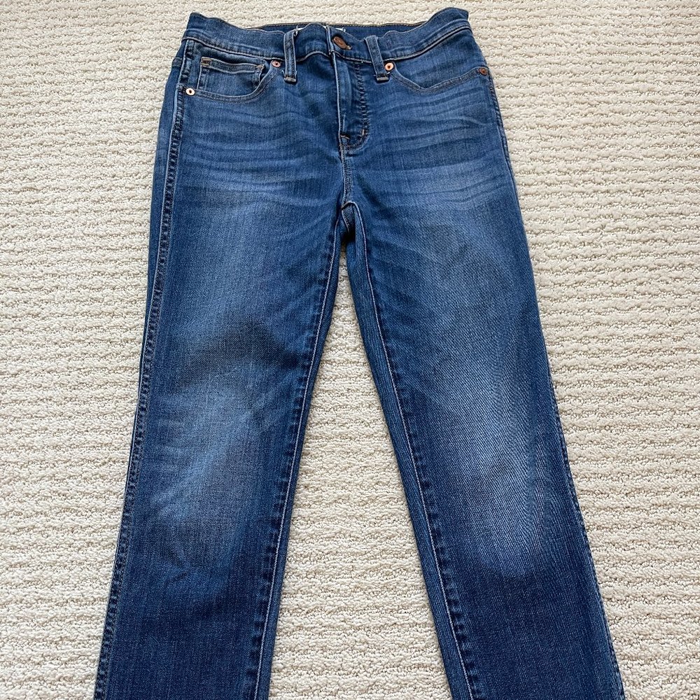 MADEWELL 10 Inch High-Rise Skinny Jeans Women's Size 26P Blue